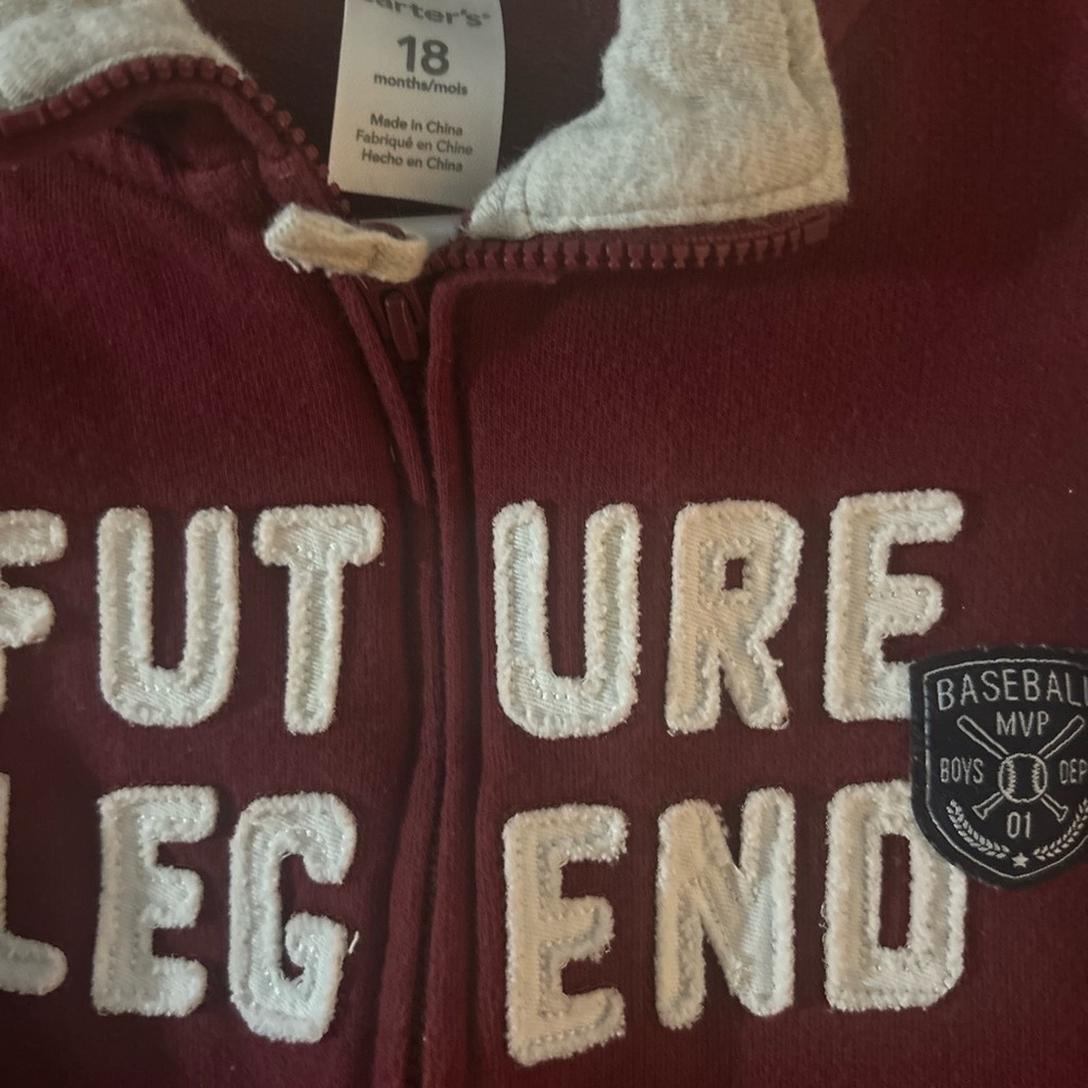 Carter's Burgundy Kids Jacket